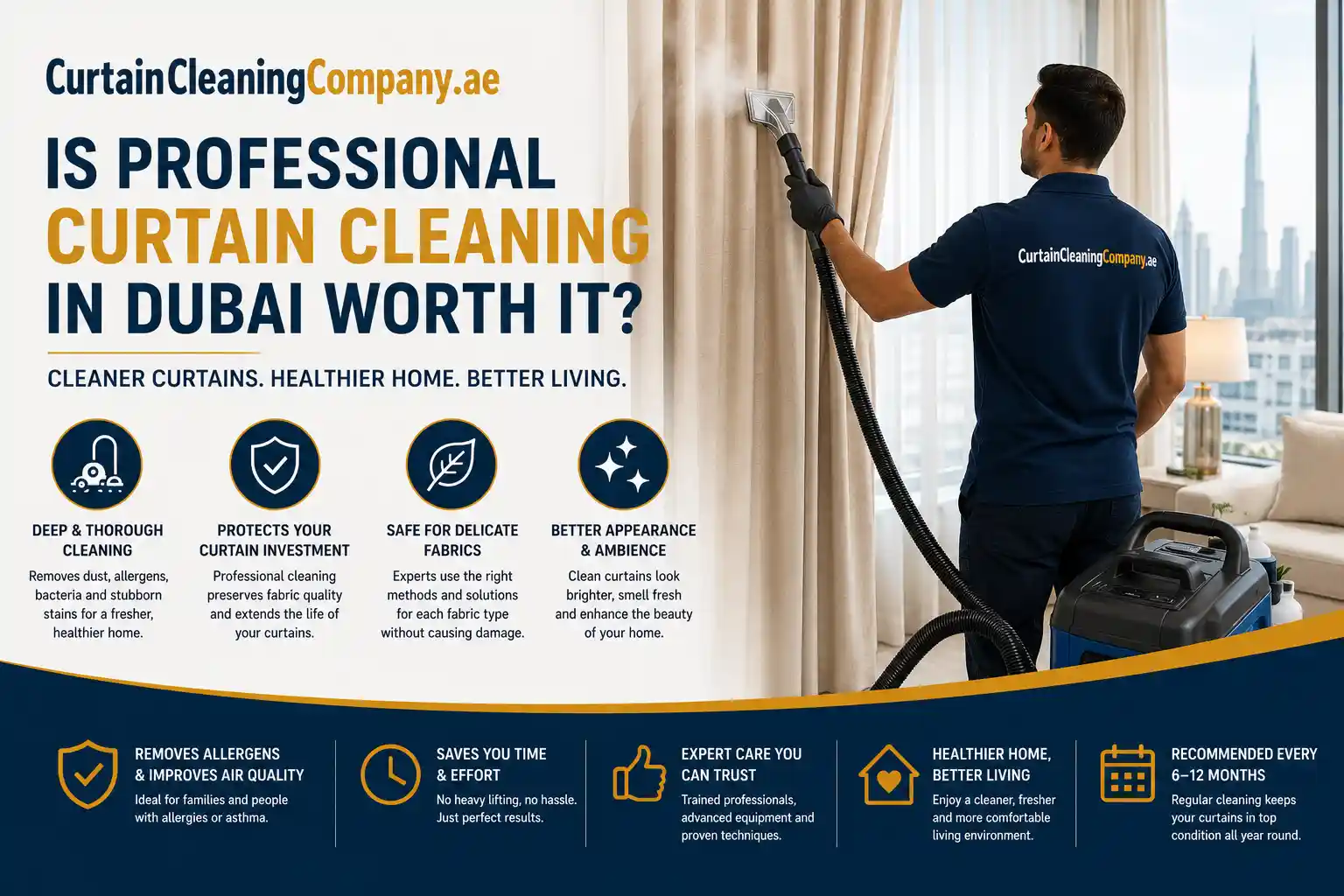 Is Professional Curtain Cleaning in Dubai Worth It