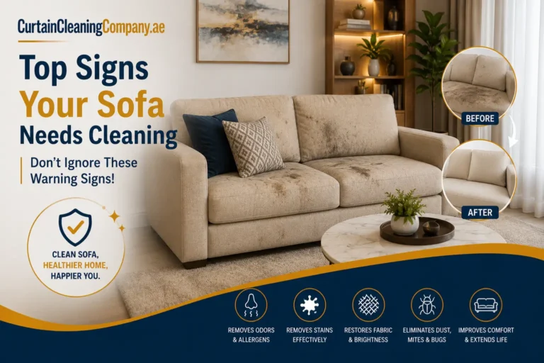 Top Signs Your Sofa Needs Cleaning