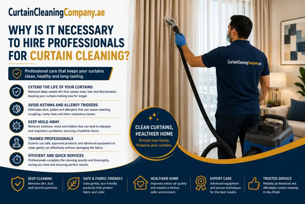 Why Is It Necessary To Hire Professionals for Curtain Cleaning