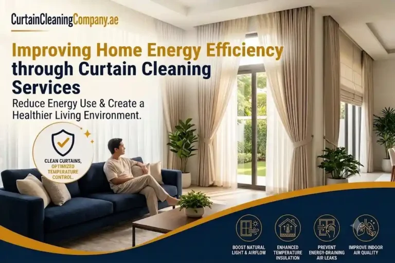 Improving Home Energy Efficiency through Curtain Cleaning Services