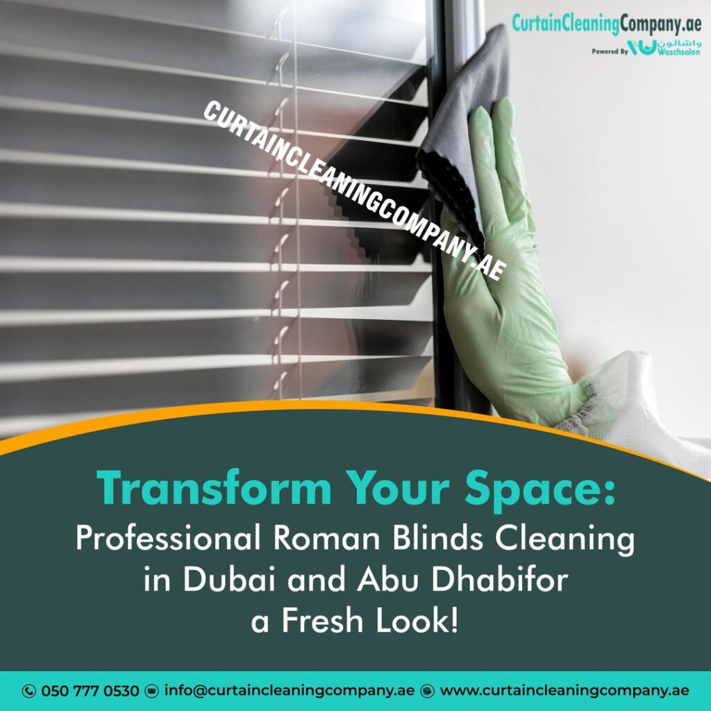 Roman Blinds Cleaning service