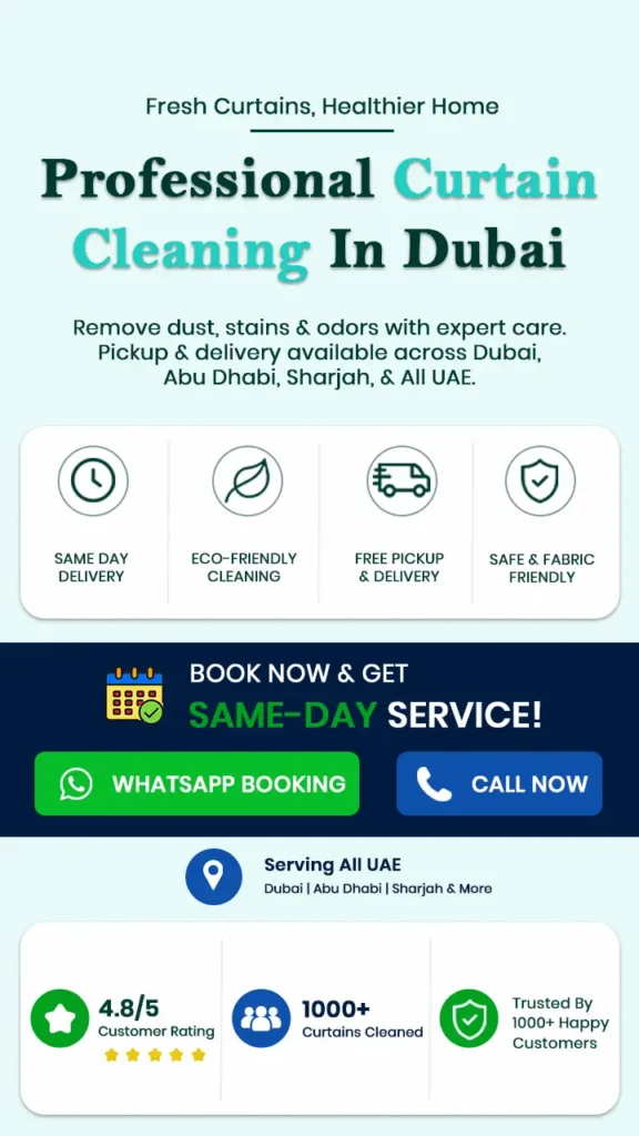 Curtain Cleaning Dubai - Mobile
