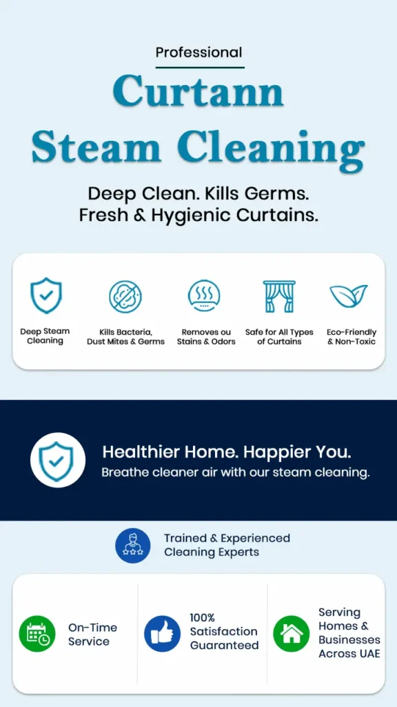 Curtain Steam Cleaning Mobile Banner