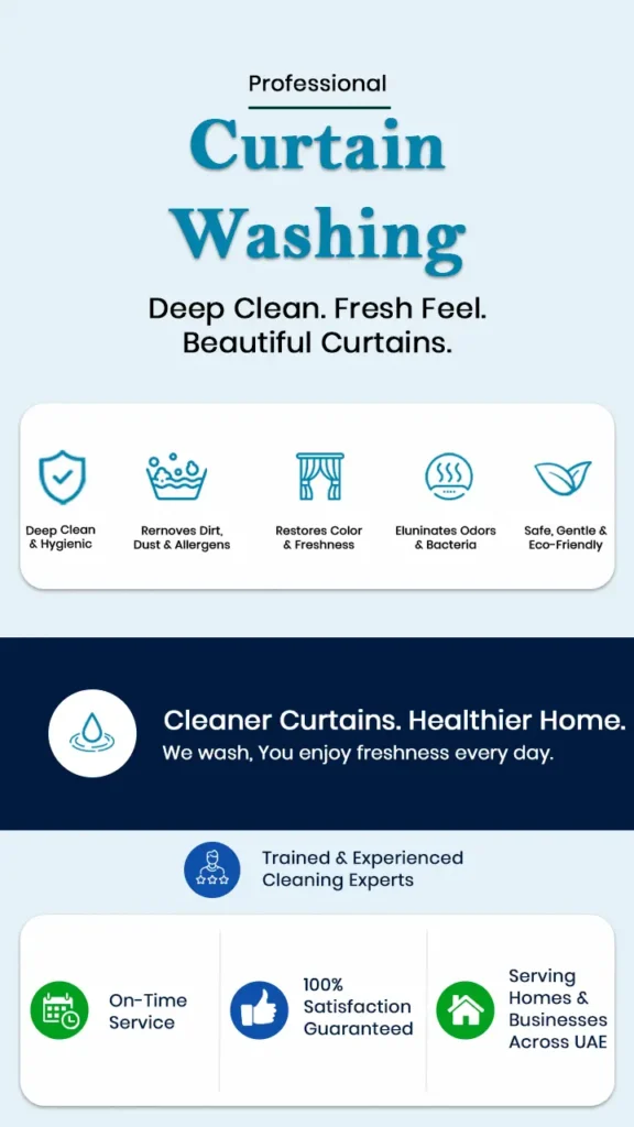 Curtain Washing Mobile Banner