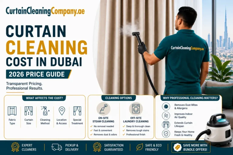 Curtain cleaning cost in Dubai 1
