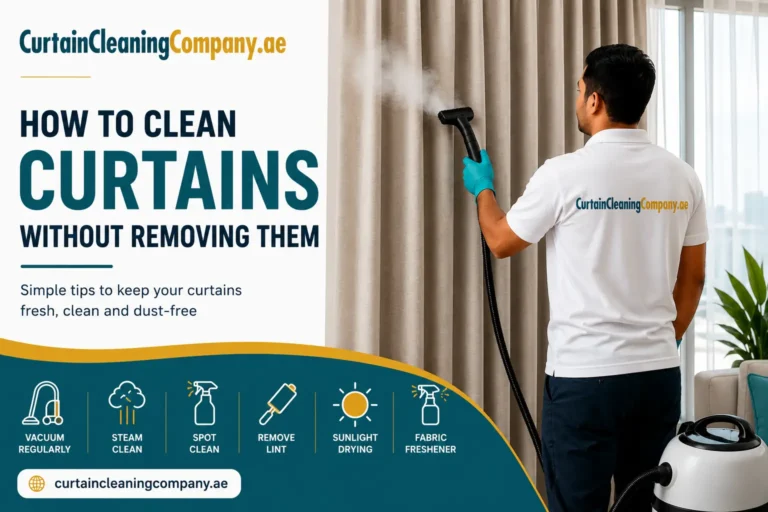 How to Clean Curtains Without Removing Them 1