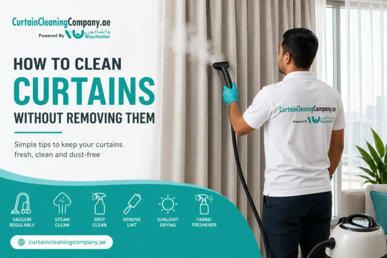 How to Clean Curtains Without Removing Them