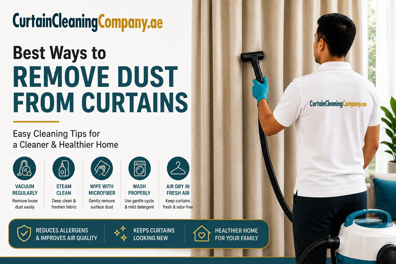 Best Ways to Remove Dust From Curtains