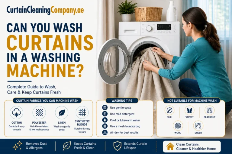 Can You Wash Curtains in Washing Machine 1