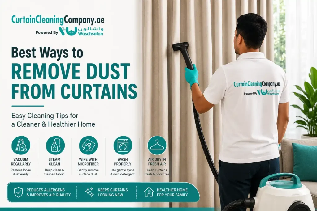 Featured image for Best Ways to Remove Dust From Curtains
