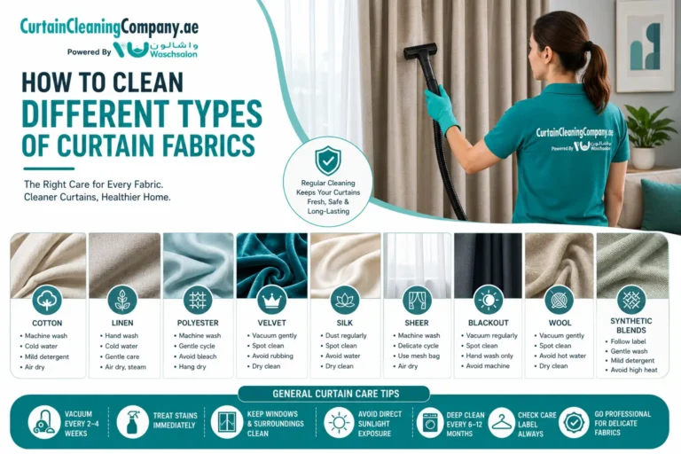 Featured image for How to Clean Different Types of Curtain Fabrics