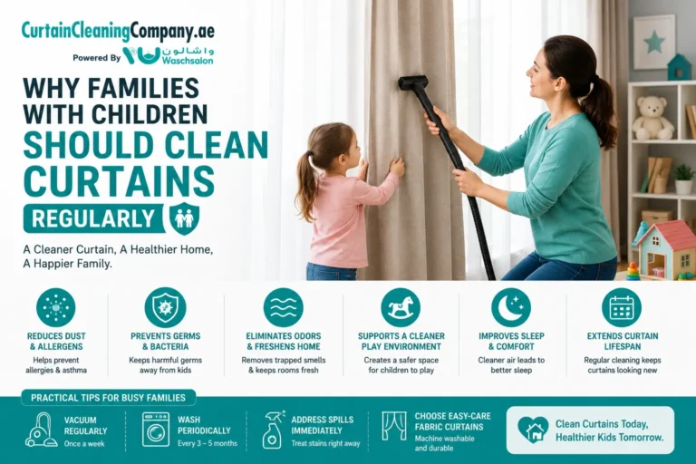 Featured image for Why Families with Children Should Clean Curtains Regularly