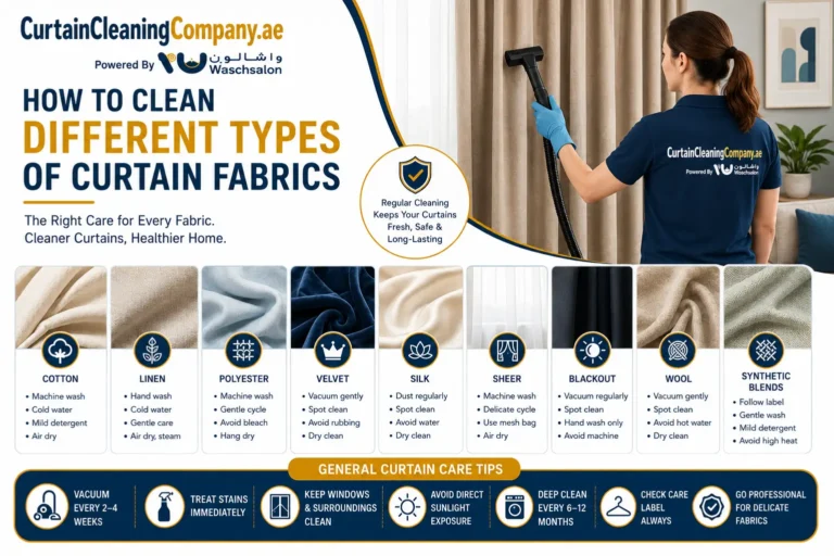 How to Clean Different Types of Curtain Fabrics 1