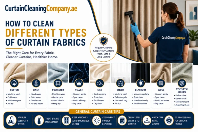 How to Clean Different Types of Curtain Fabrics