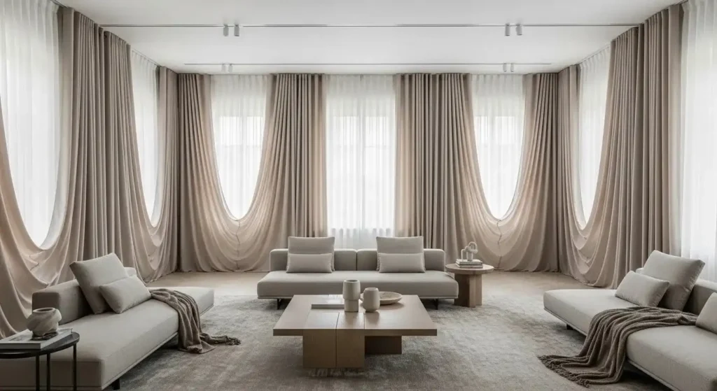 Professional Ripple Fold Curtain Cleaning